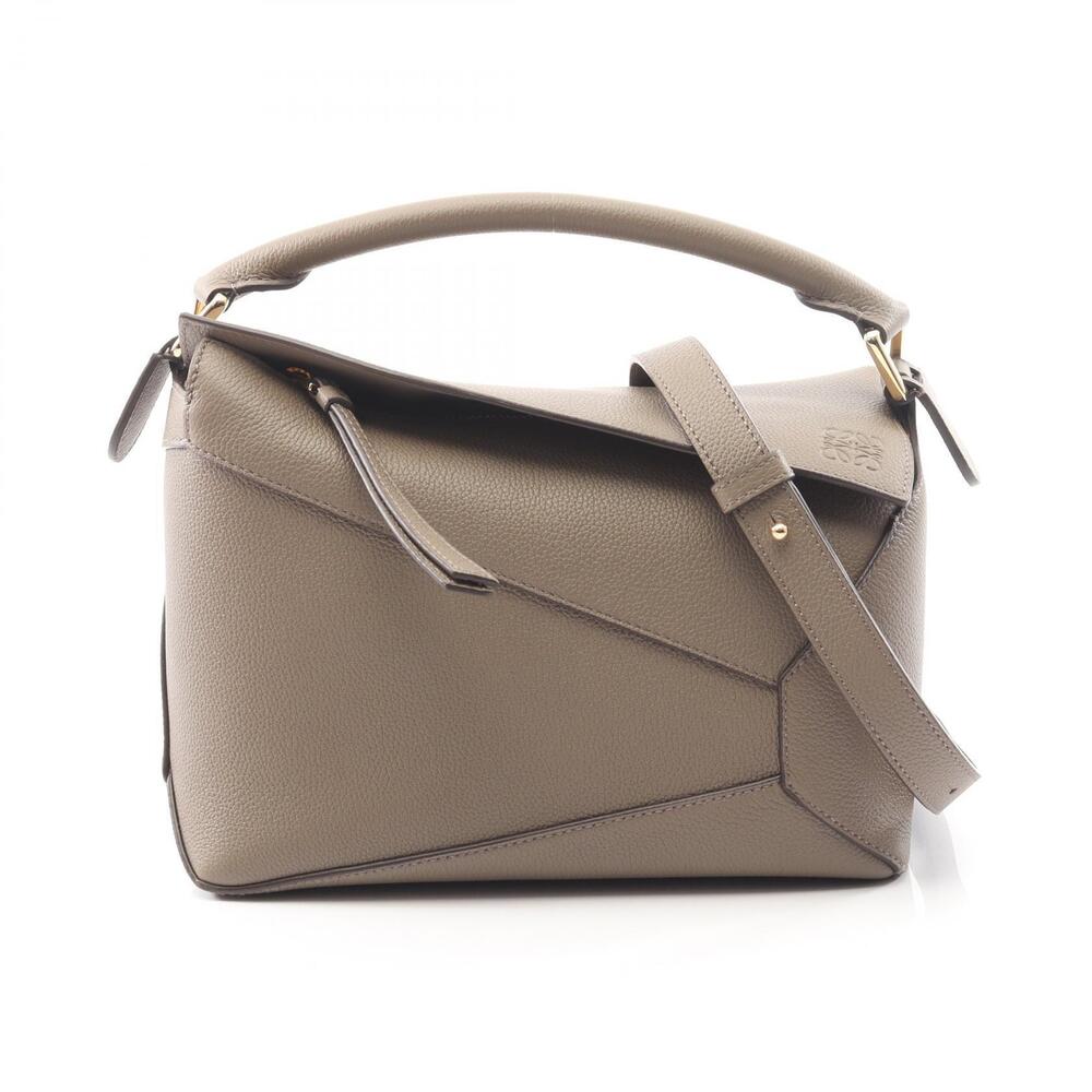 Loewe Puzzle Handbag Leather Gray